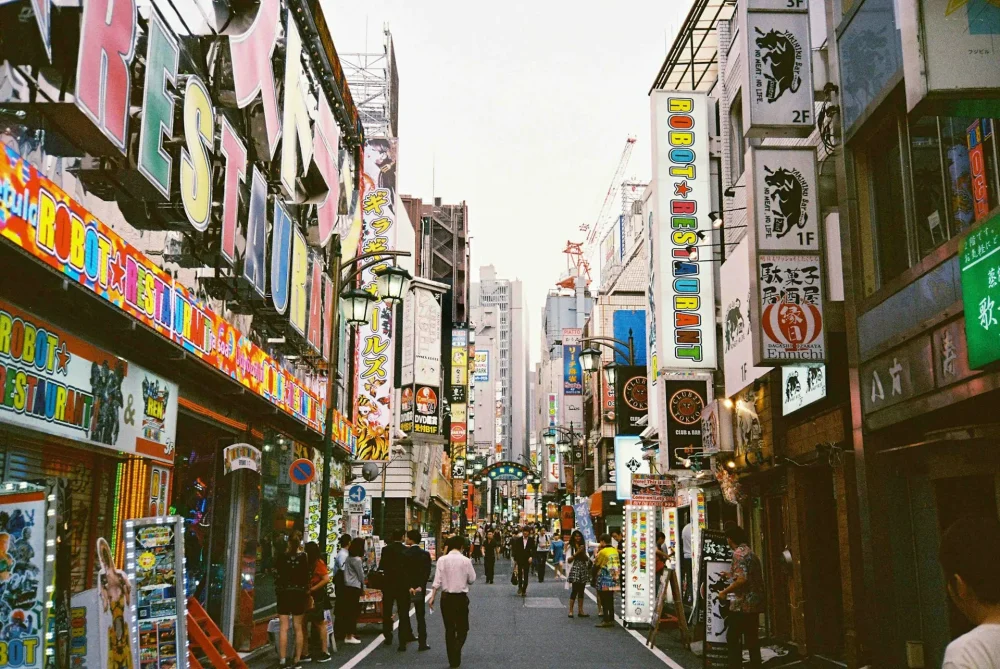 Fotografía callejera en Shinjuku.