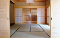 Chambres de style japonais et paysages de tatamis