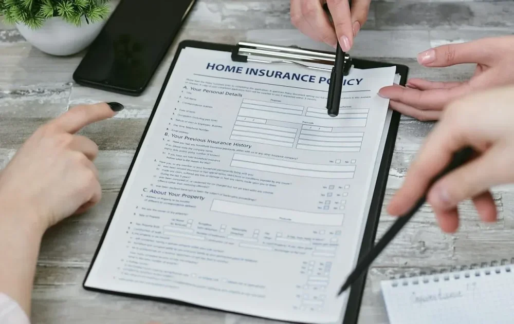Homeowners insurance coverage documents