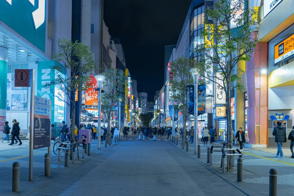 池袋の夜の風景