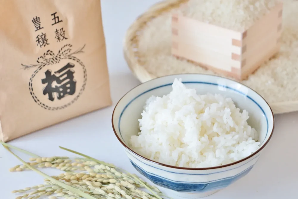 Delicioso arroz japonês